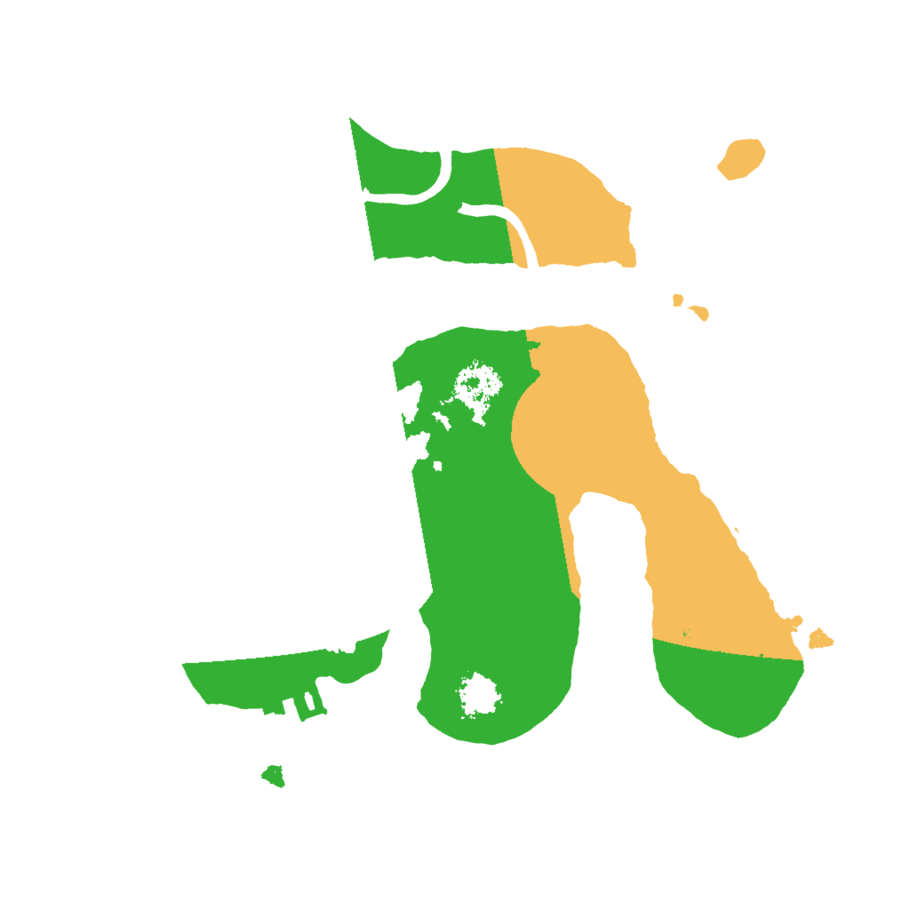 Biome Rust Map: Procedural Map, Size: 2000, Seed: 7500