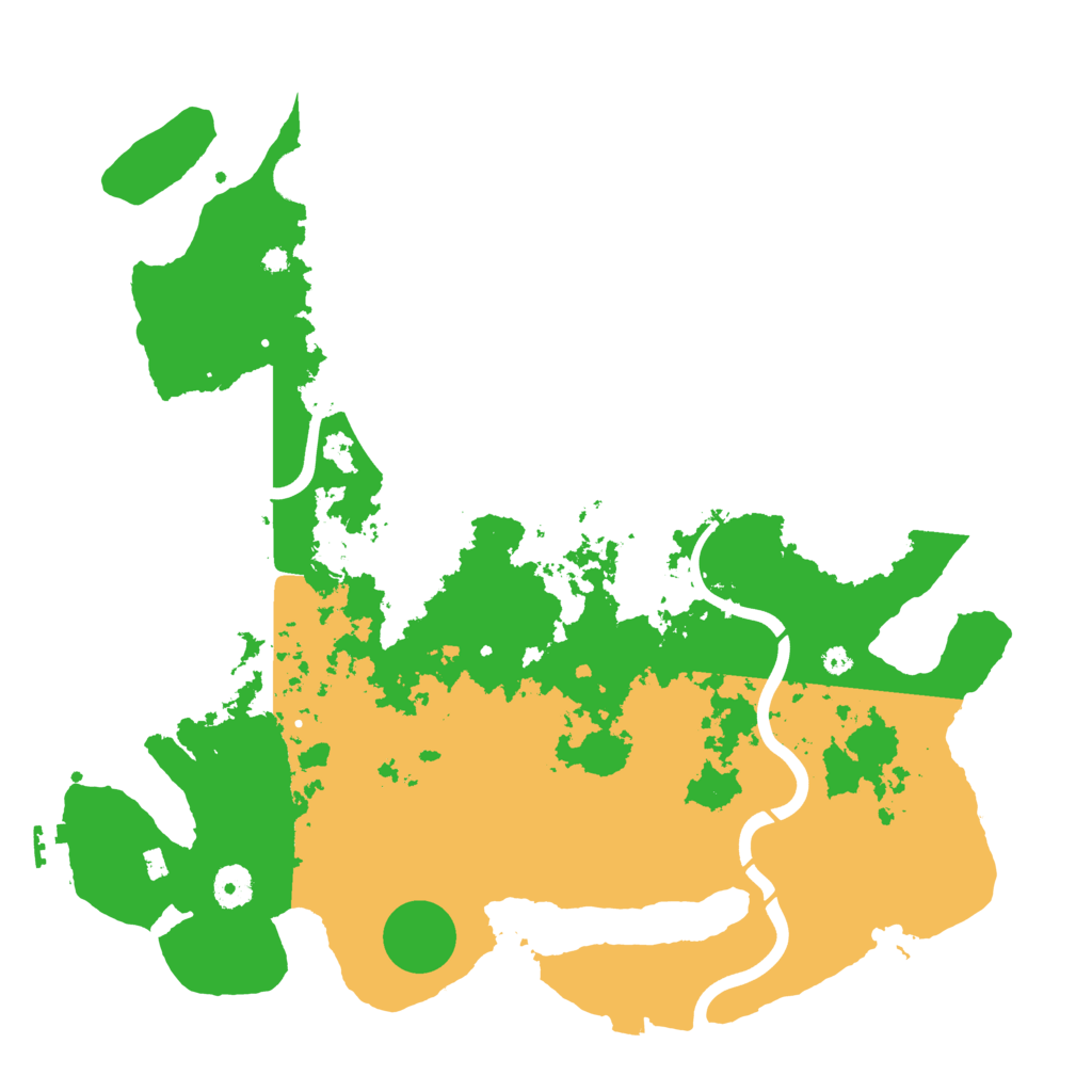 Biome Rust Map: Procedural Map, Size: 3950, Seed: 1687973801
