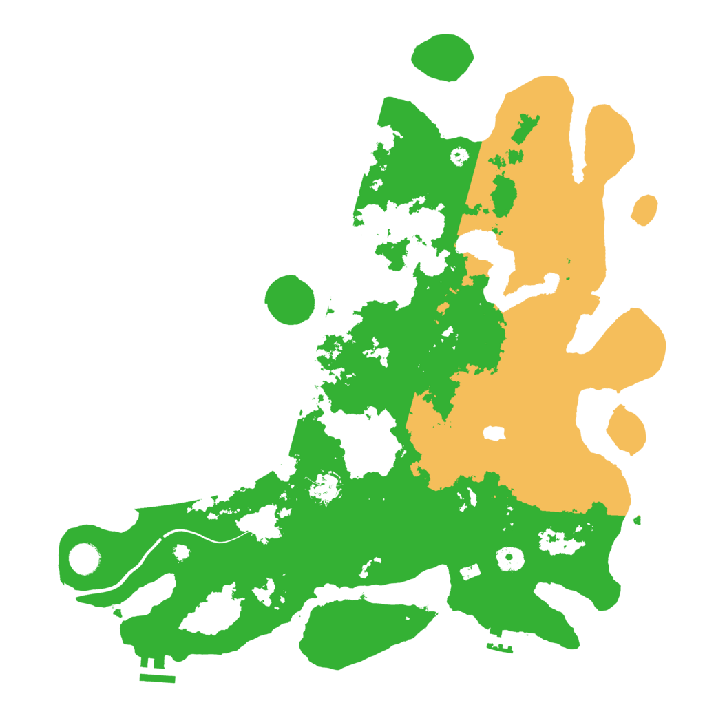Biome Rust Map: Procedural Map, Size: 4000, Seed: 1099056845