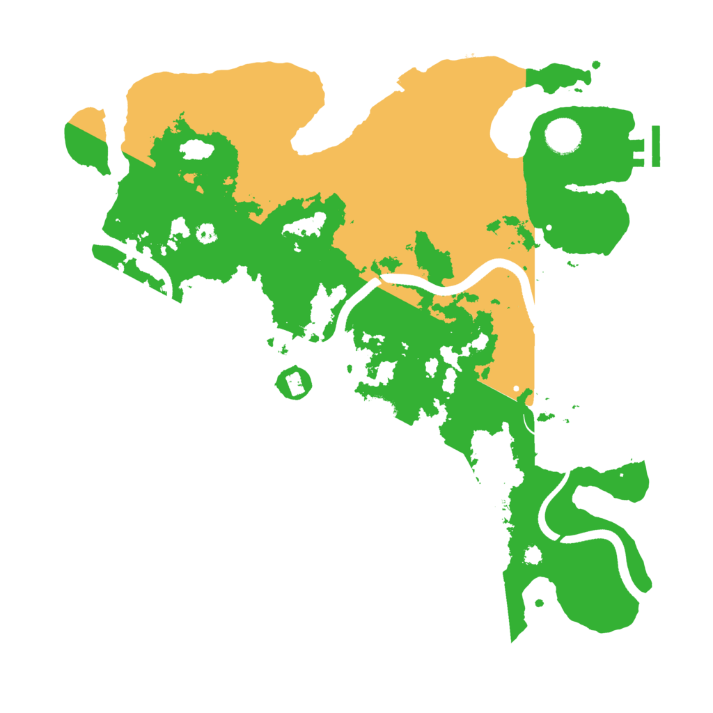 Biome Rust Map: Procedural Map, Size: 3500, Seed: 1605204775
