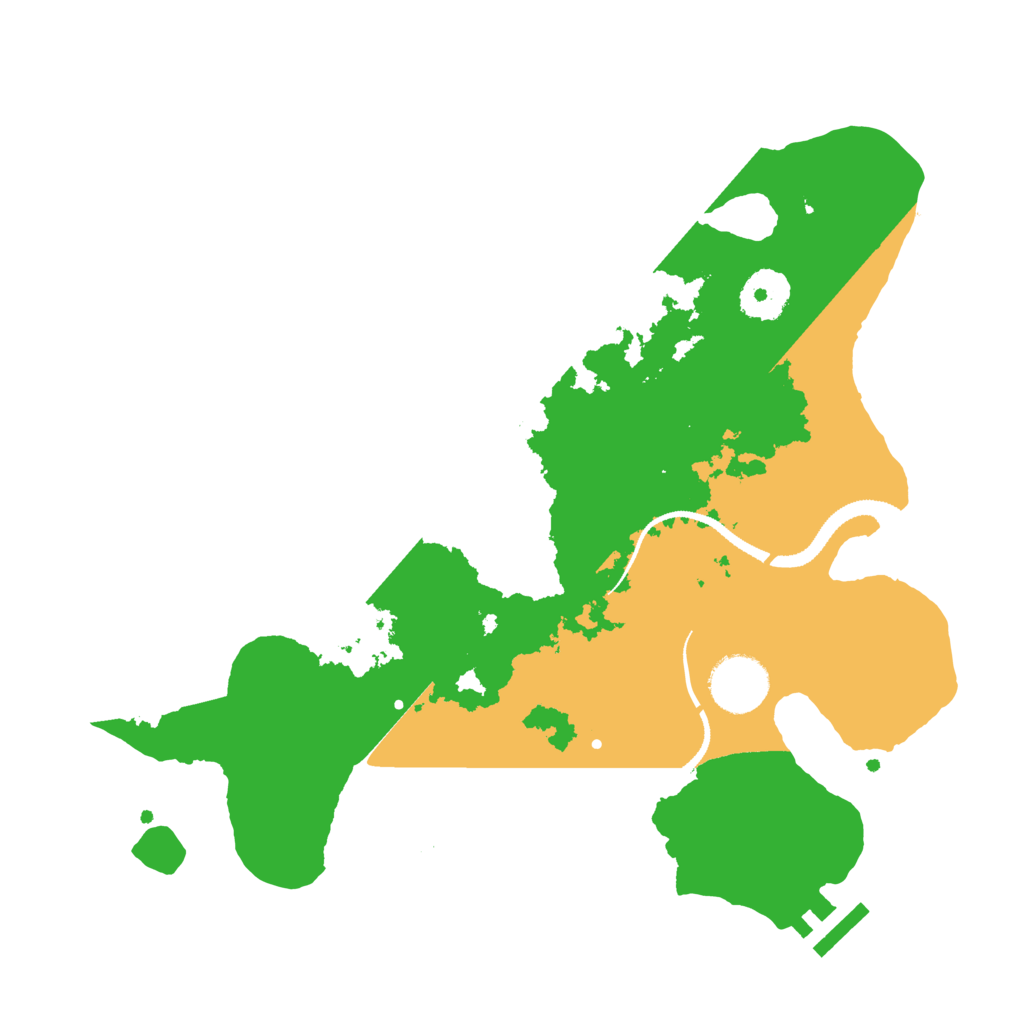 Biome Rust Map: Procedural Map, Size: 3100, Seed: 817193346