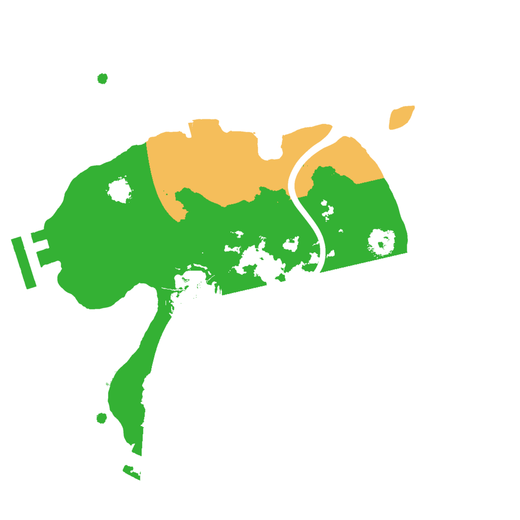 Biome Rust Map: Procedural Map, Size: 2000, Seed: 15000