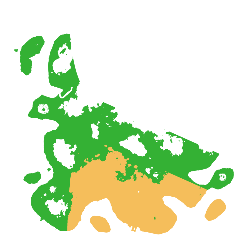 Biome Rust Map: Procedural Map, Size: 3500, Seed: 4497931