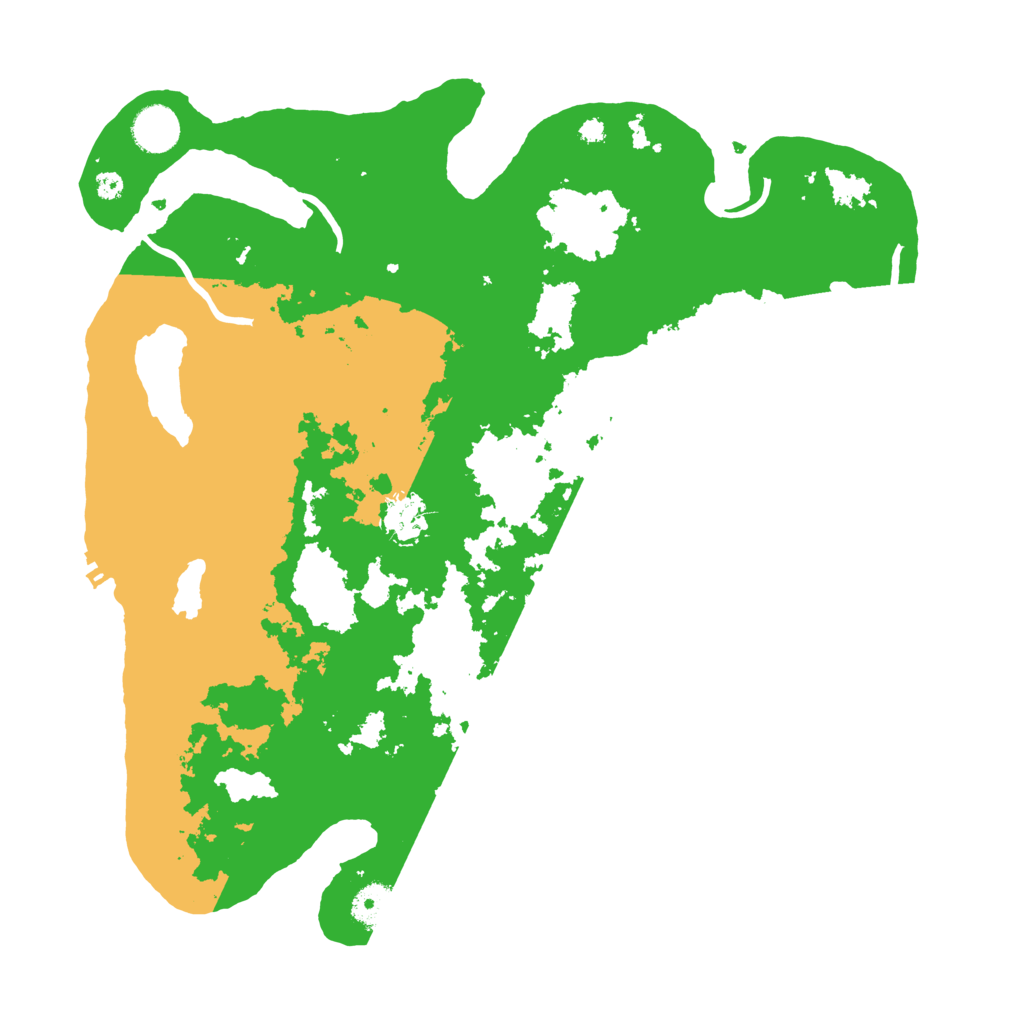 Biome Rust Map: Procedural Map, Size: 3800, Seed: 2030591903