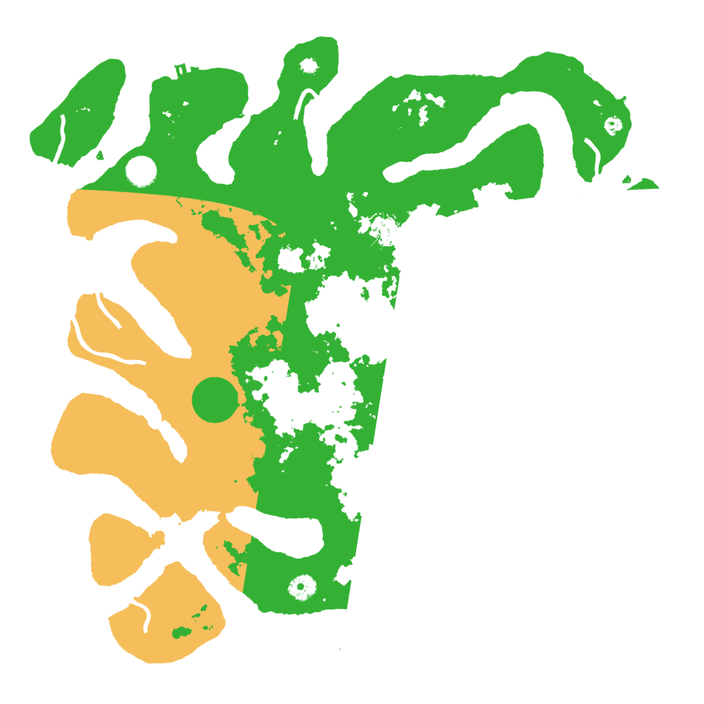 Biome Rust Map: Procedural Map, Size: 4050, Seed: 395600686