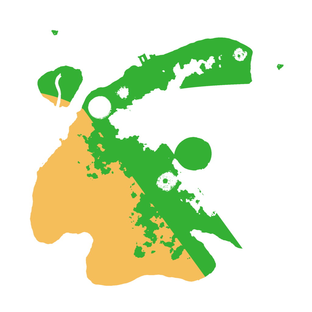 Biome Rust Map: Procedural Map, Size: 2500, Seed: 233508506