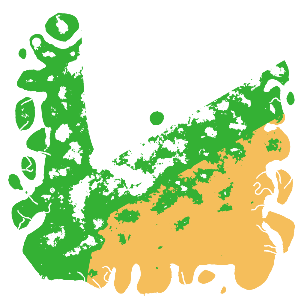 Biome Rust Map: Procedural Map, Size: 6000, Seed: 123476