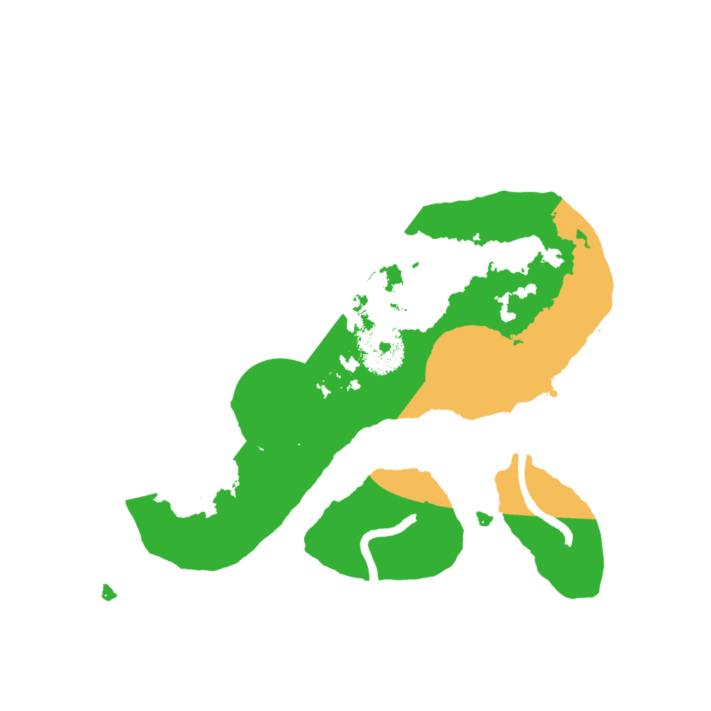 Biome Rust Map: Procedural Map, Size: 2200, Seed: 4246536