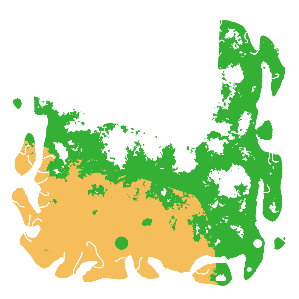 Biome Rust Map: Procedural Map, Size: 6000, Seed: 24523
