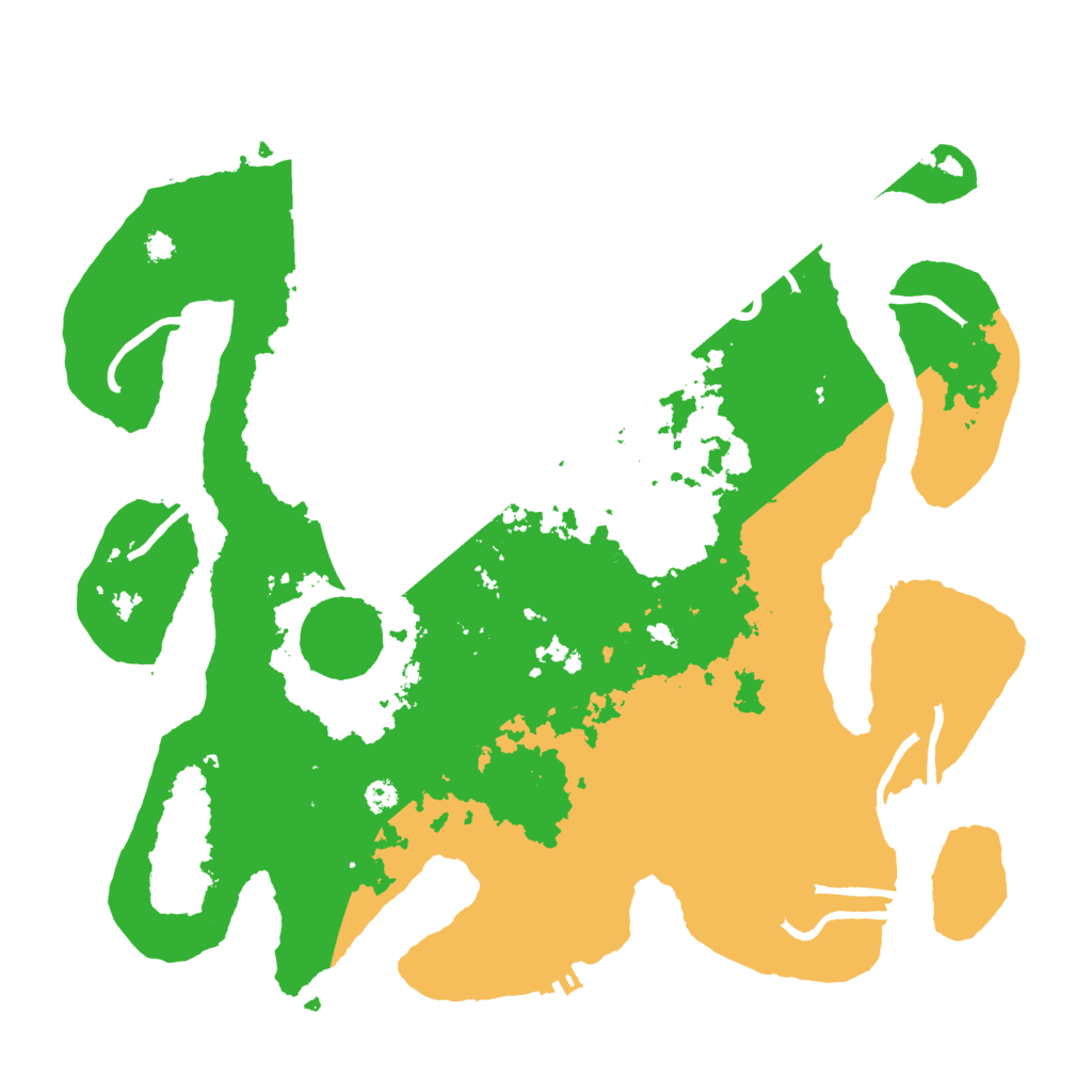 Biome Rust Map: Procedural Map, Size: 3500, Seed: 1528547609