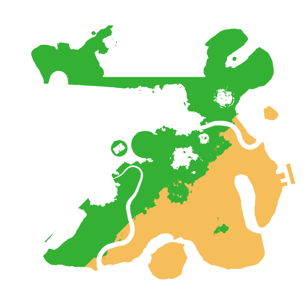 Biome Rust Map: Procedural Map, Size: 3000, Seed: 1270481901