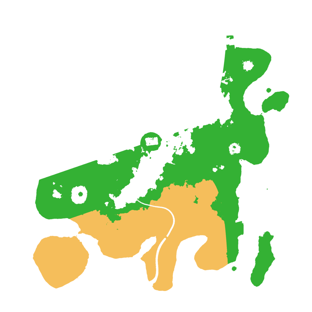 Biome Rust Map: Procedural Map, Size: 2700, Seed: 8276736