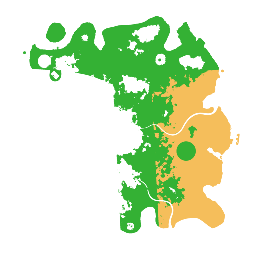 Biome Rust Map: Procedural Map, Size: 3500, Seed: 369164584
