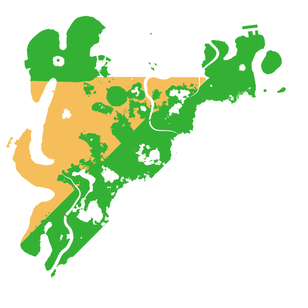 Biome Rust Map: Procedural Map, Size: 4100, Seed: 31211127