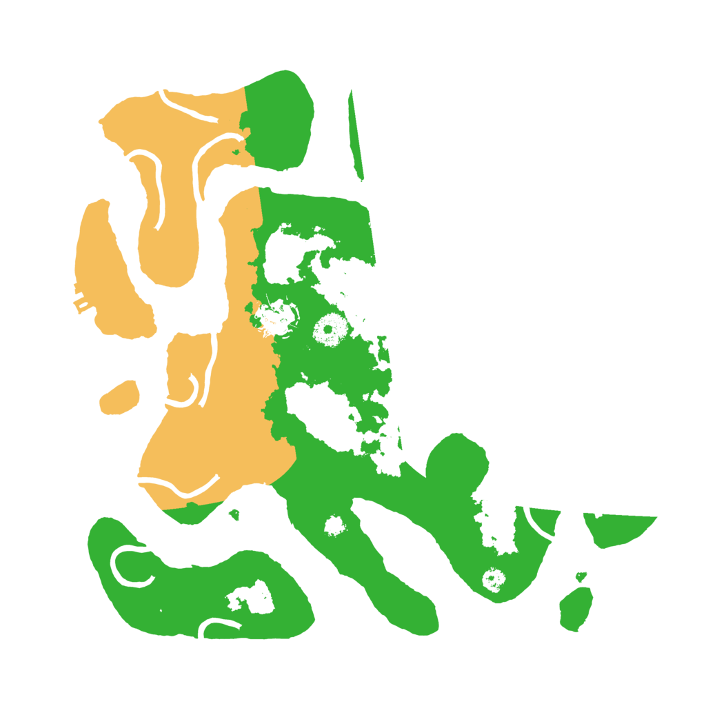 Biome Rust Map: Procedural Map, Size: 3200, Seed: 1201232