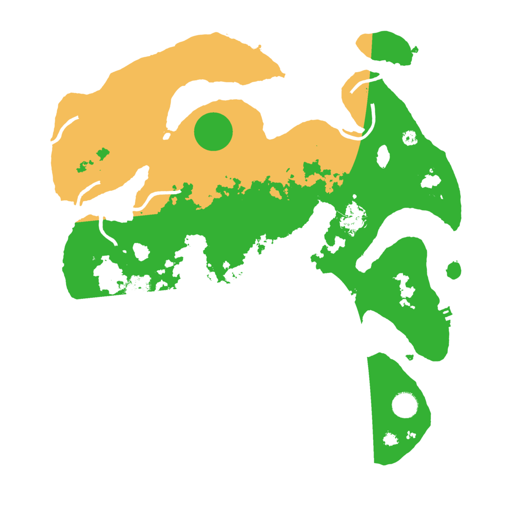 Biome Rust Map: Procedural Map, Size: 3500, Seed: 6371915