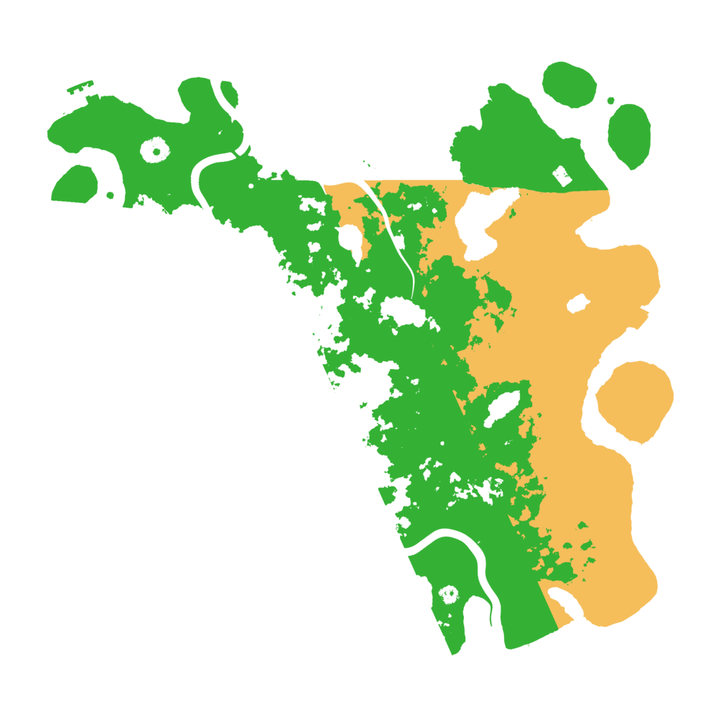 Biome Rust Map: Procedural Map, Size: 4000, Seed: 5214522