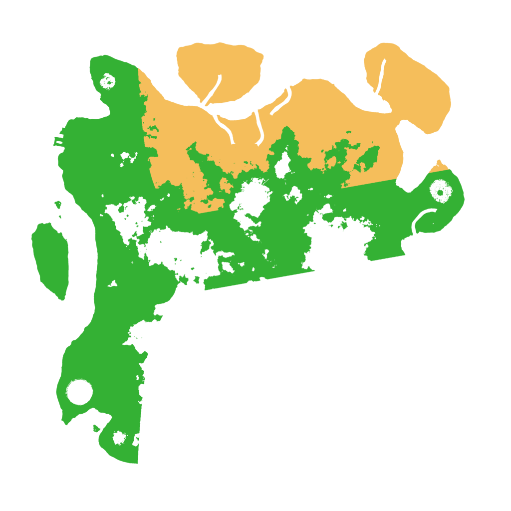 Biome Rust Map: Procedural Map, Size: 3500, Seed: 7166177