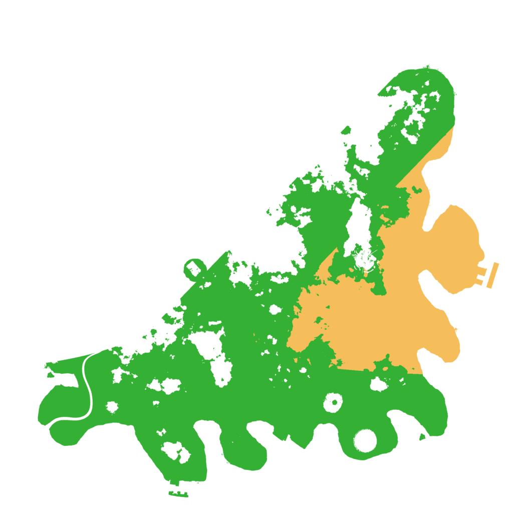 Biome Rust Map: Procedural Map, Size: 3950, Seed: 1939054454