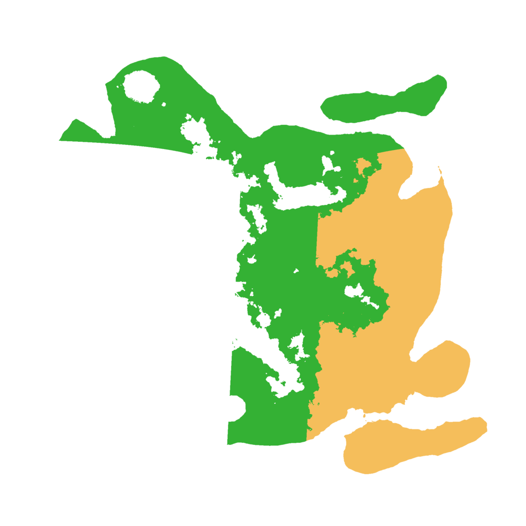 Biome Rust Map: Barren, Size: 3000, Seed: 970922667