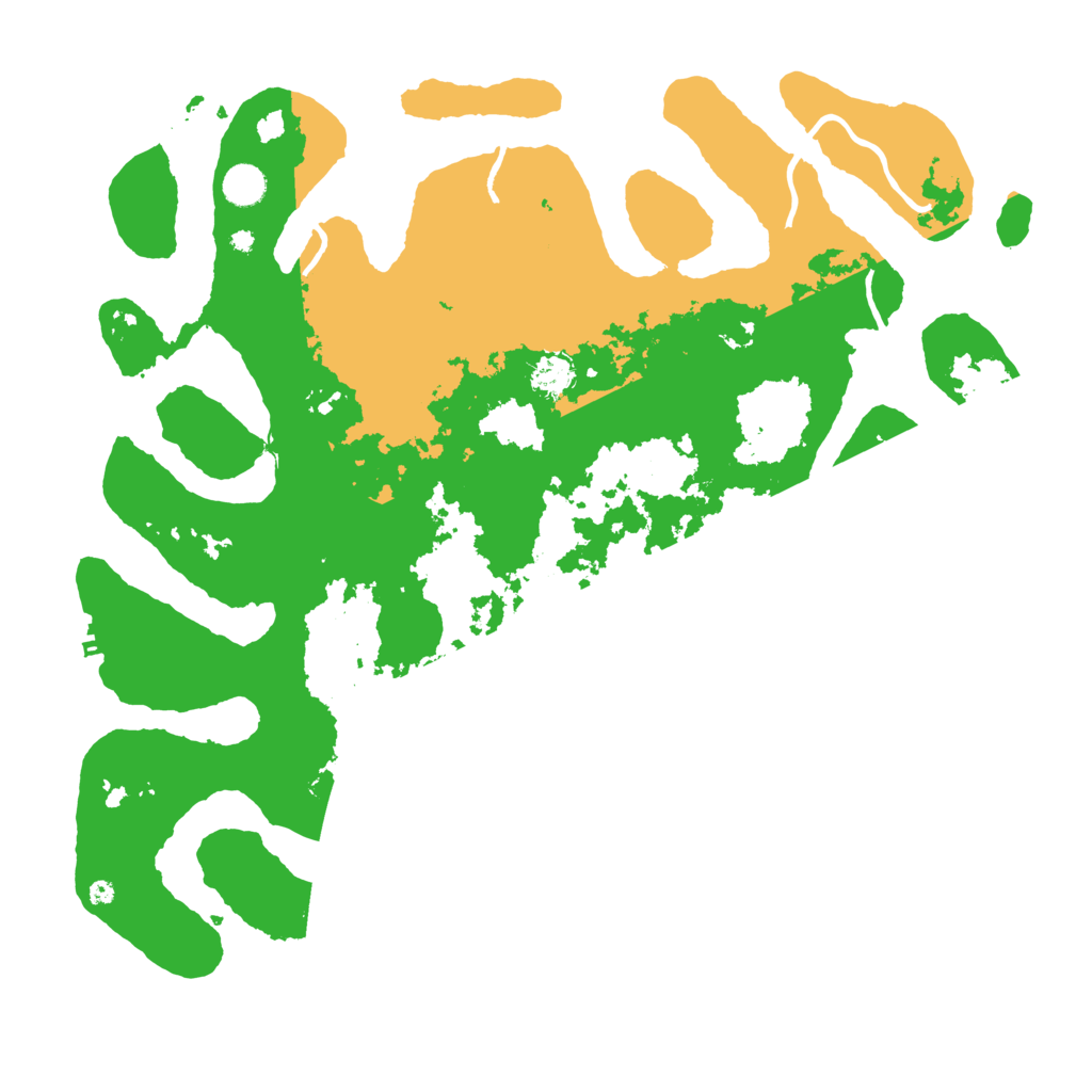 Biome Rust Map: Procedural Map, Size: 4500, Seed: 57848985