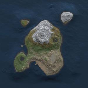 Thumbnail Rust Map: Procedural Map, Size: 1800, Seed: 1, 5 Monuments