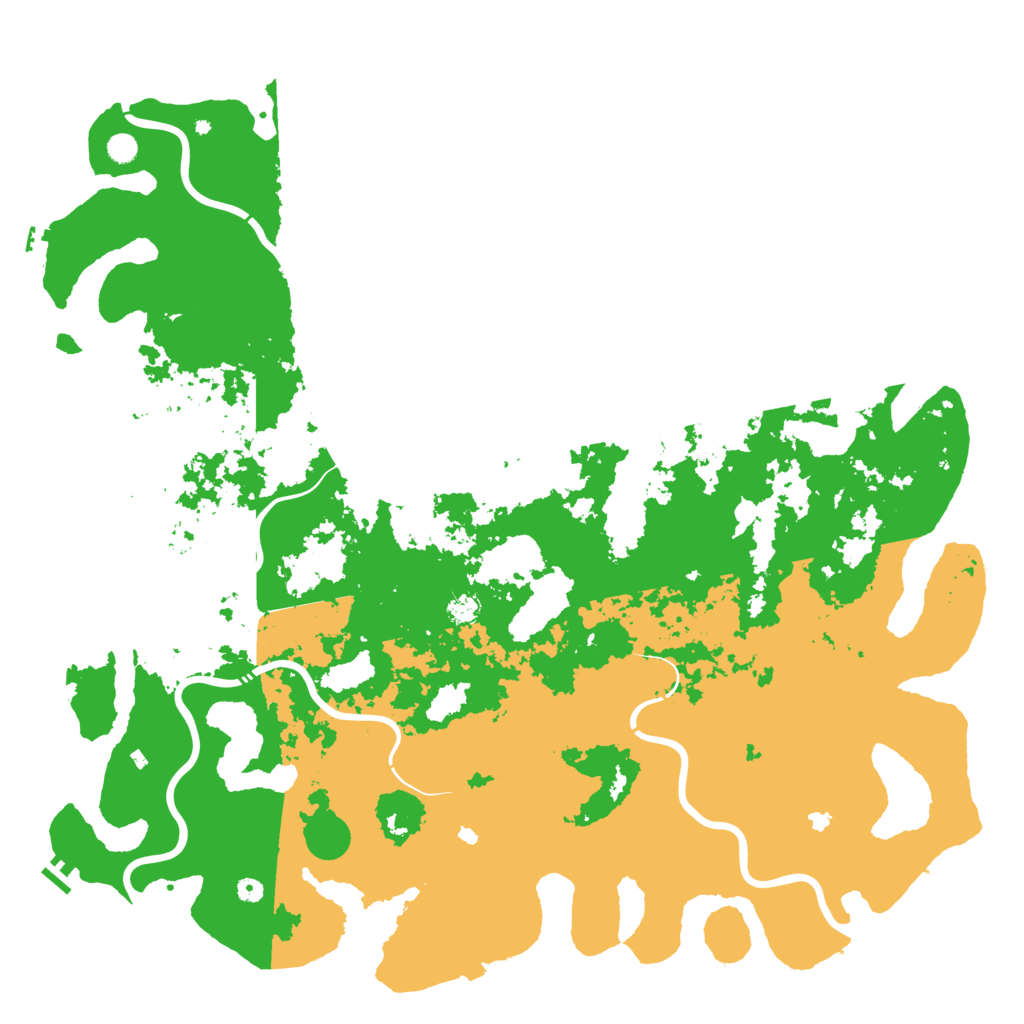 Biome Rust Map: Procedural Map, Size: 6000, Seed: 449957189