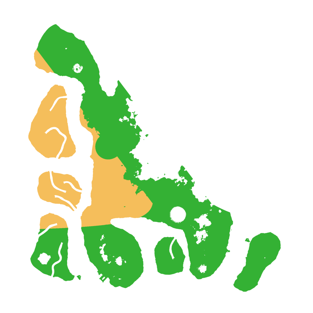 Biome Rust Map: Procedural Map, Size: 3500, Seed: 2123995148