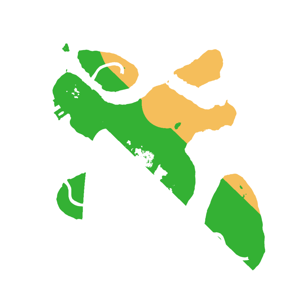 Biome Rust Map: Procedural Map, Size: 2000, Seed: 864452767