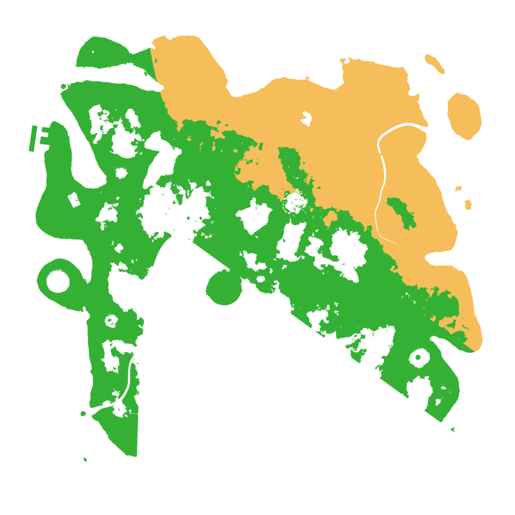 Biome Rust Map: Procedural Map, Size: 4000, Seed: 98765