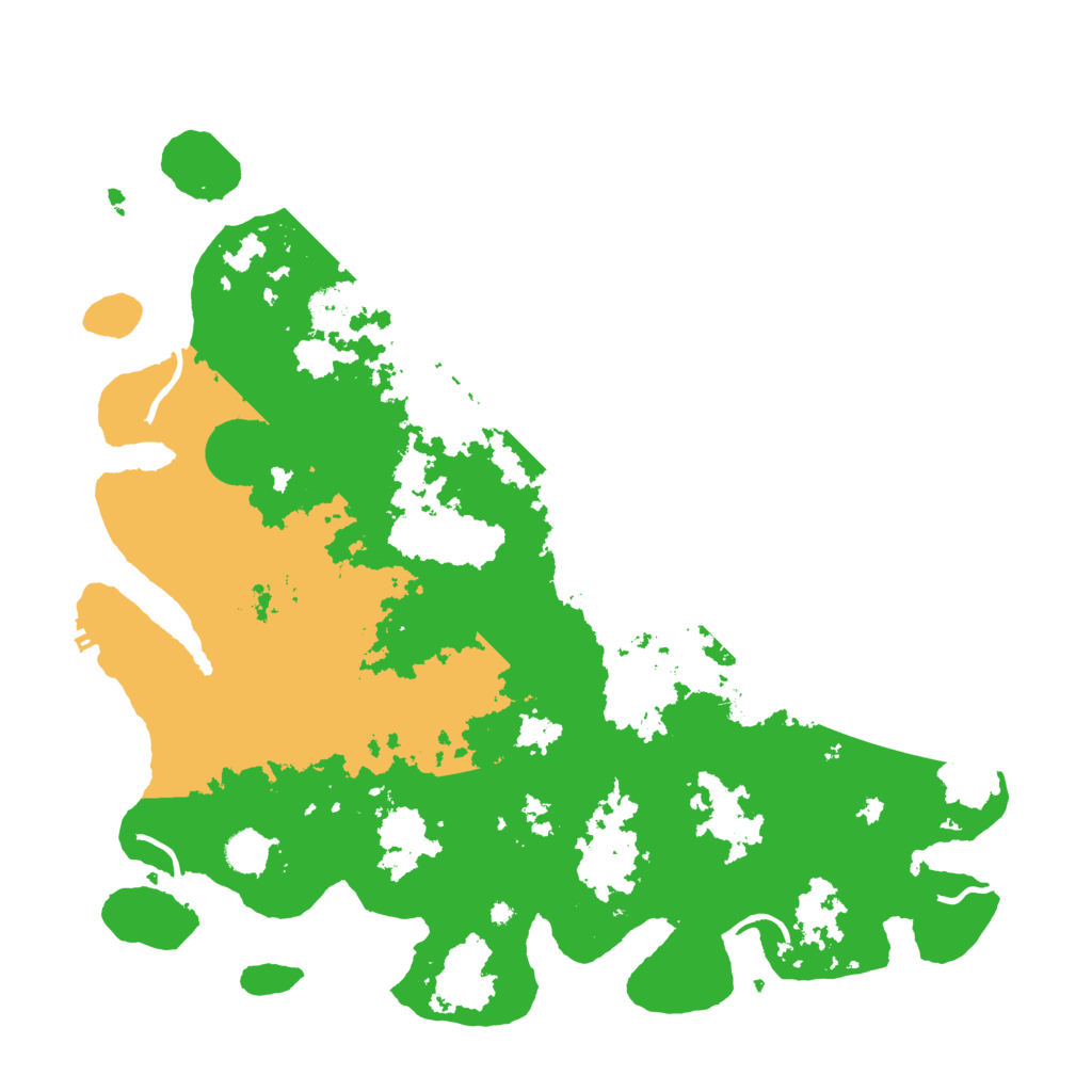 Biome Rust Map: Procedural Map, Size: 4500, Seed: 548531959