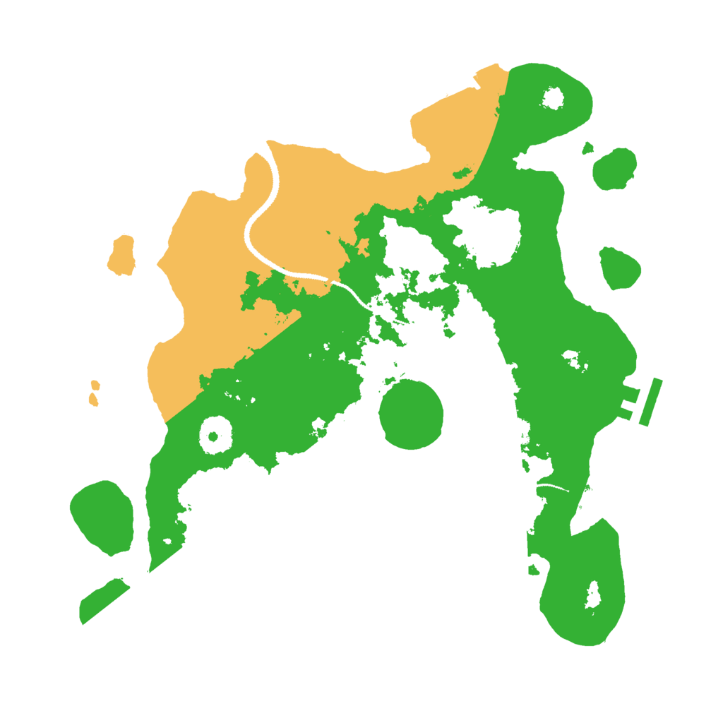 Biome Rust Map: Procedural Map, Size: 3000, Seed: 44651425