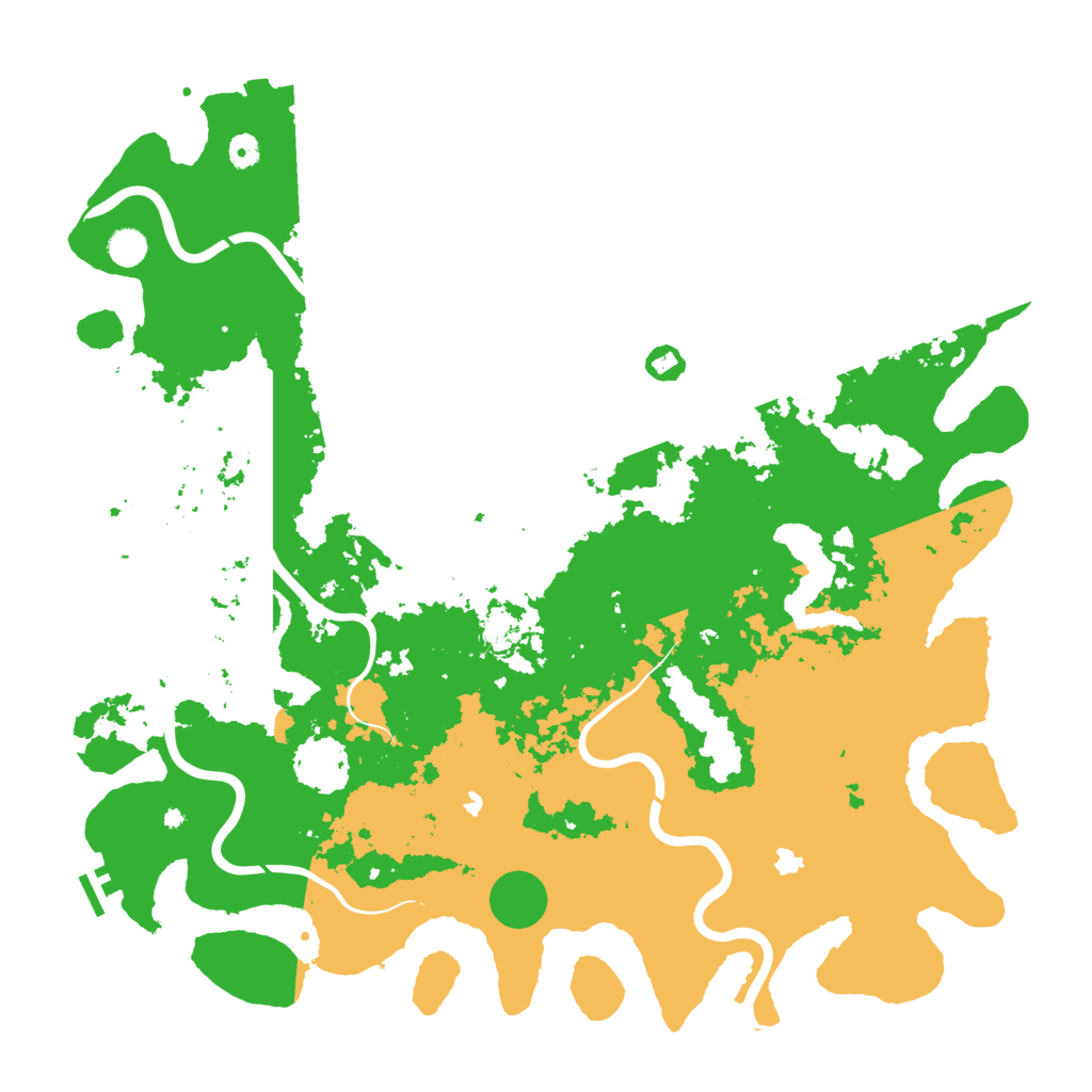 Biome Rust Map: Procedural Map, Size: 5000, Seed: 36147167