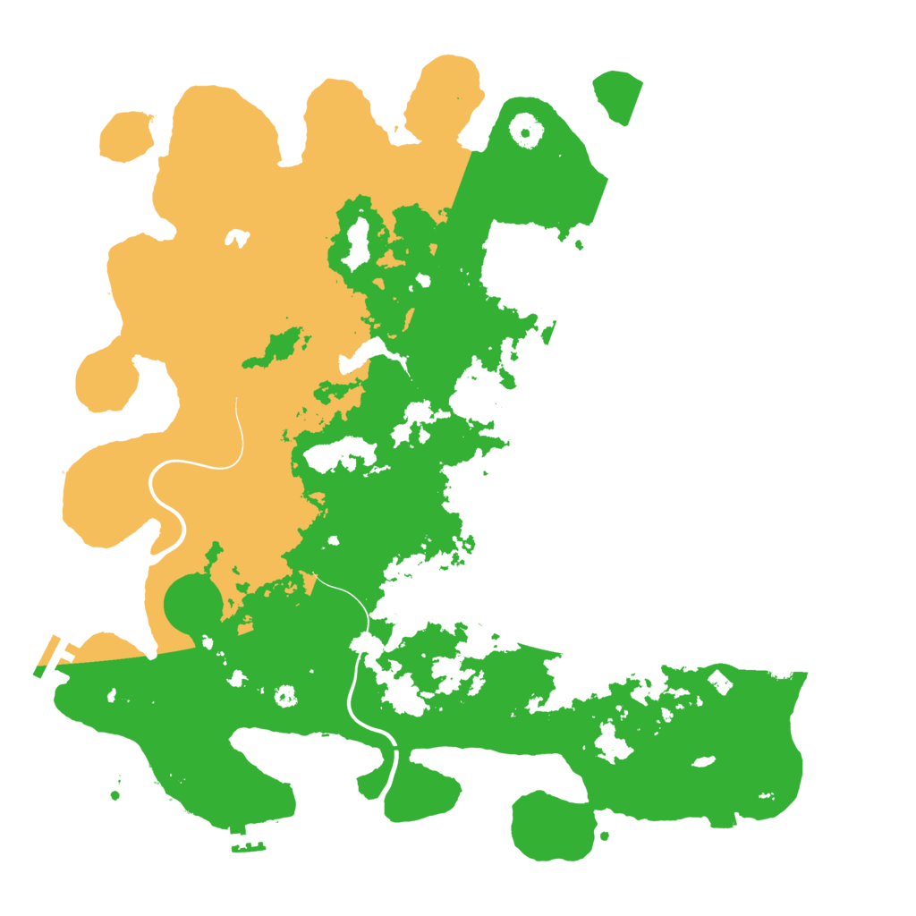 Biome Rust Map: Procedural Map, Size: 4100, Seed: 236154