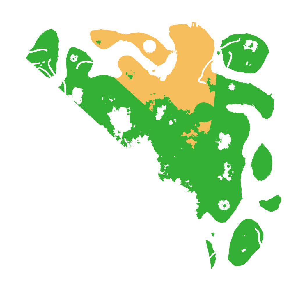 Biome Rust Map: Procedural Map, Size: 4050, Seed: 2100337795