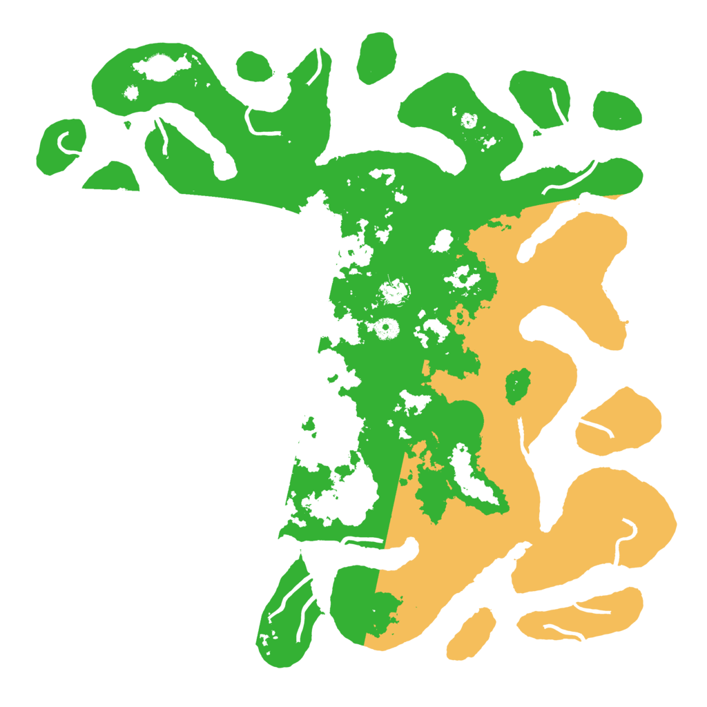 Biome Rust Map: Procedural Map, Size: 4500, Seed: 4567