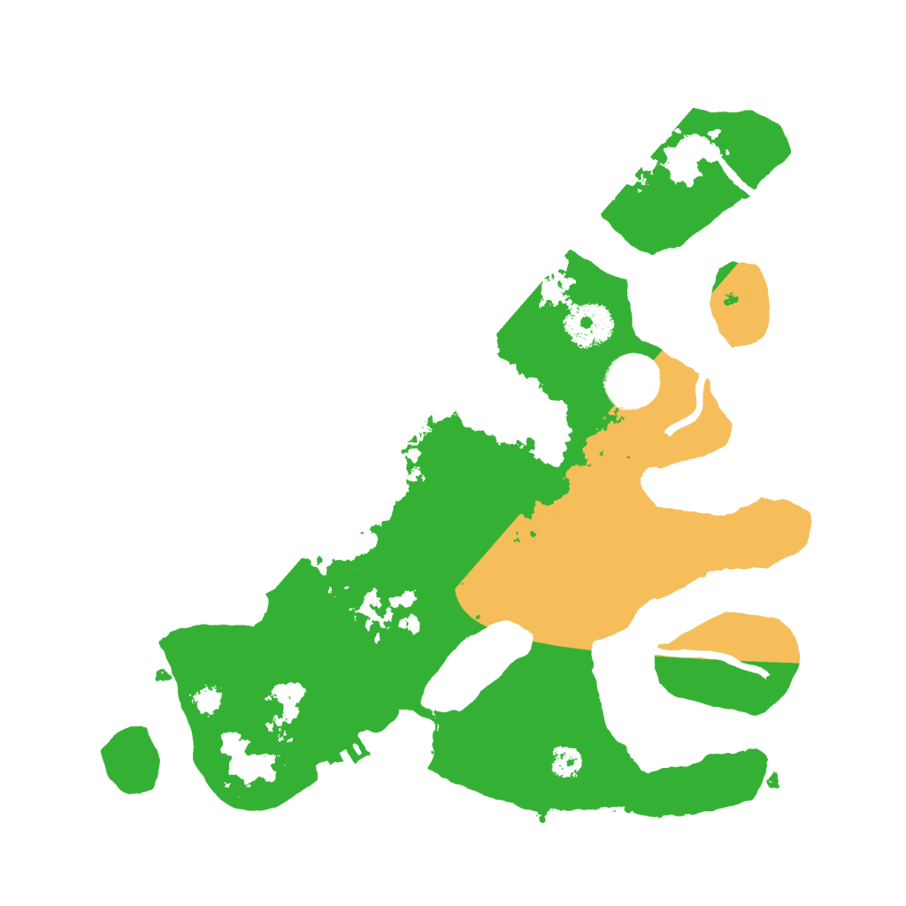 Biome Rust Map: Procedural Map, Size: 3000, Seed: 395301364