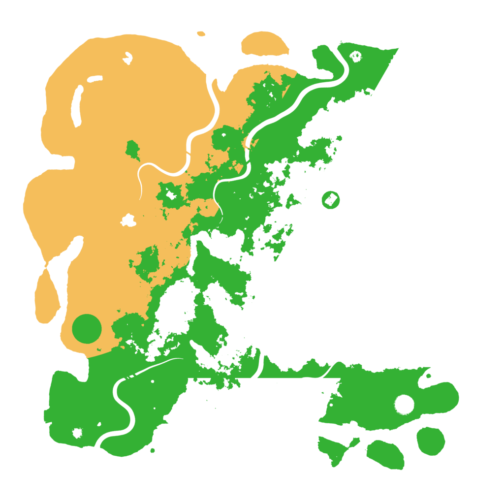Biome Rust Map: Procedural Map, Size: 4500, Seed: 669