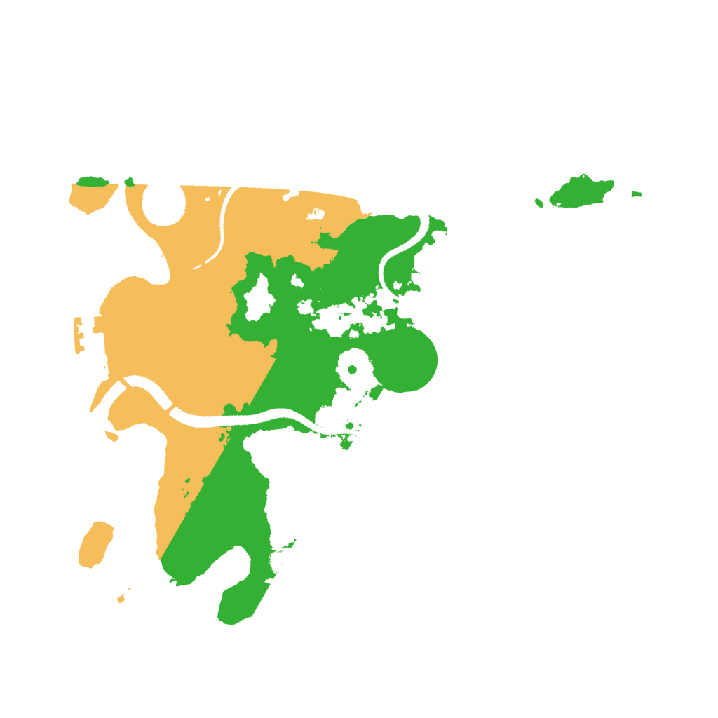 Biome Rust Map: Procedural Map, Size: 3000, Seed: 3947942