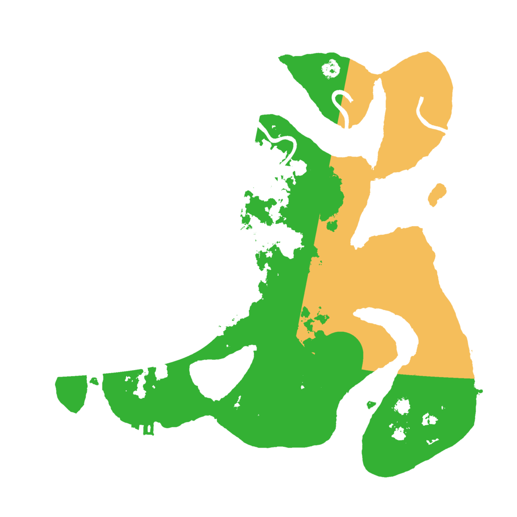 Biome Rust Map: Procedural Map, Size: 3000, Seed: 1868723574