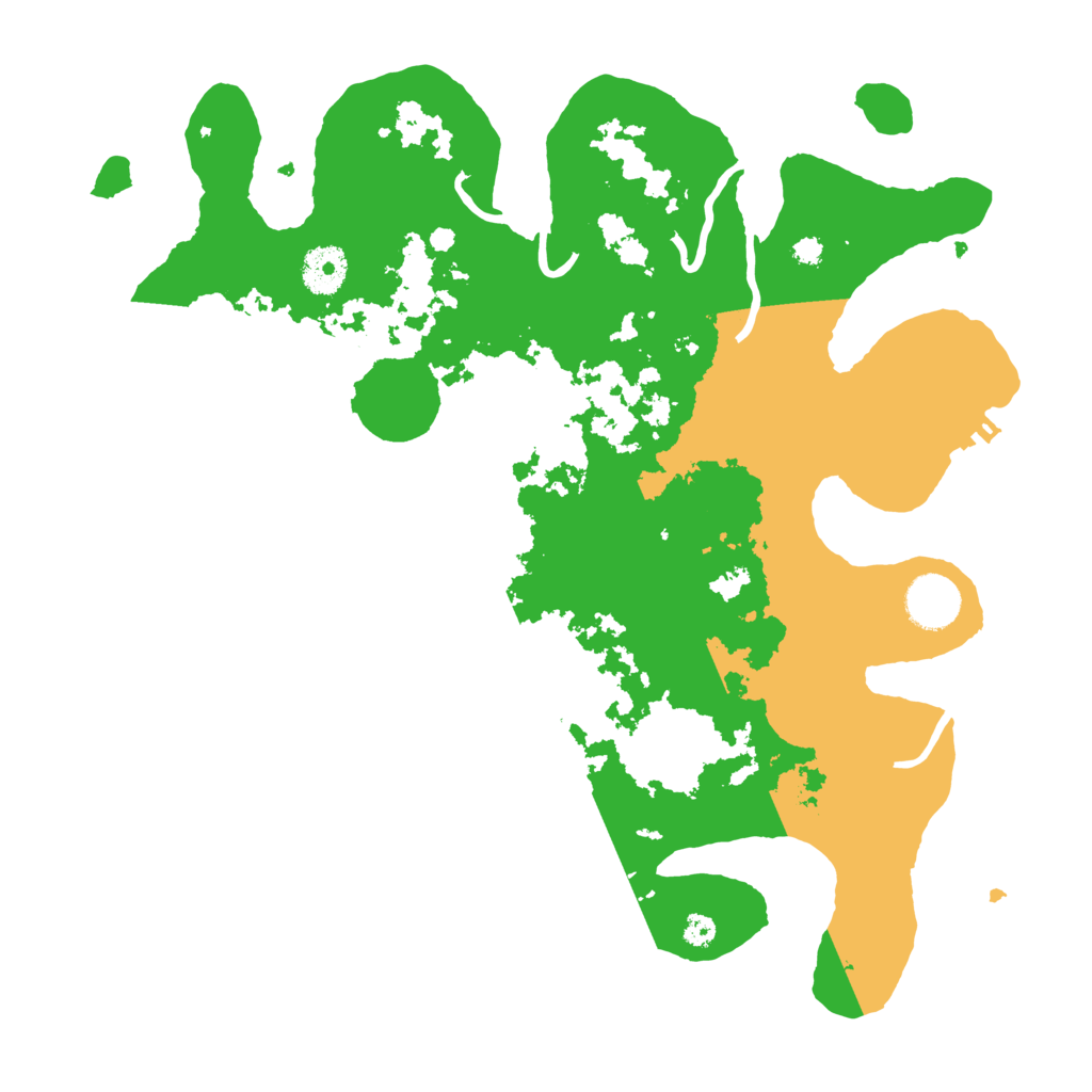 Biome Rust Map: Procedural Map, Size: 3500, Seed: 642