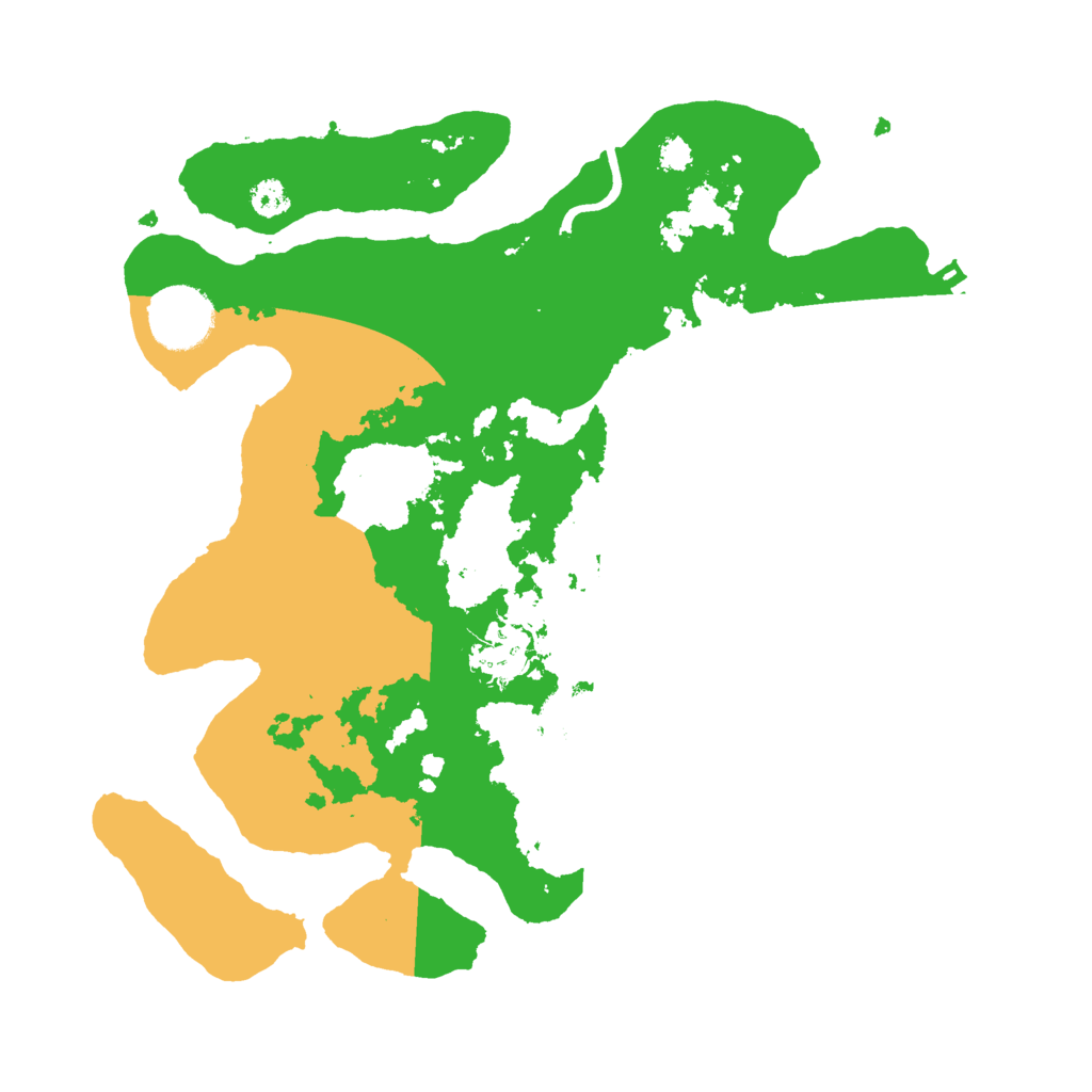Biome Rust Map: Procedural Map, Size: 3000, Seed: 1255164883