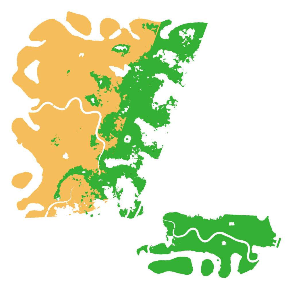Biome Rust Map: Procedural Map, Size: 6000, Seed: 63