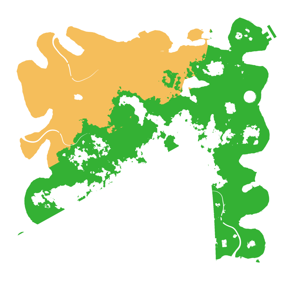 Biome Rust Map: Procedural Map, Size: 4250, Seed: 6761
