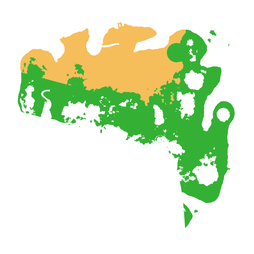 Biome Rust Map: Procedural Map, Size: 3500, Seed: 472640