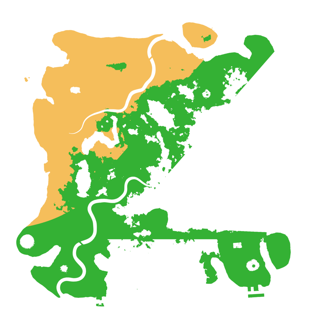 Biome Rust Map: Procedural Map, Size: 4000, Seed: 49202578