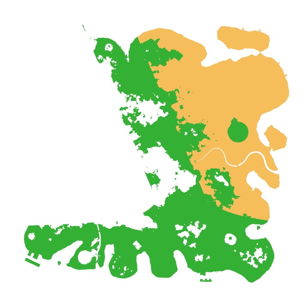 Biome Rust Map: Procedural Map, Size: 3950, Seed: 634739795