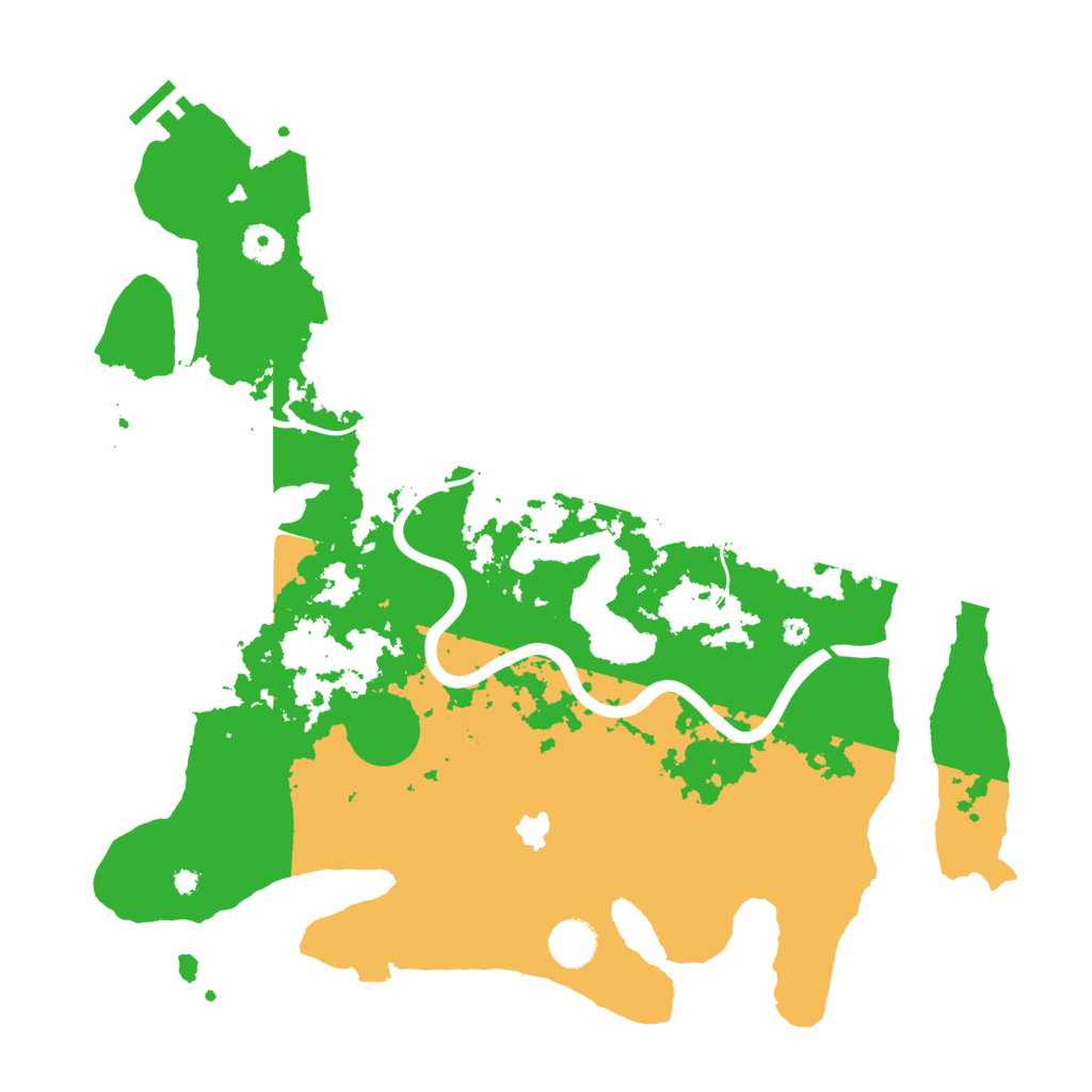 Biome Rust Map: Procedural Map, Size: 4000, Seed: 967118185