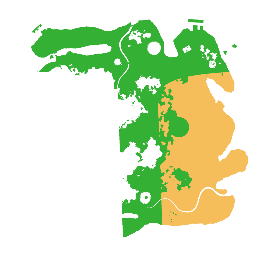 Biome Rust Map: Procedural Map, Size: 3500, Seed: 20220219