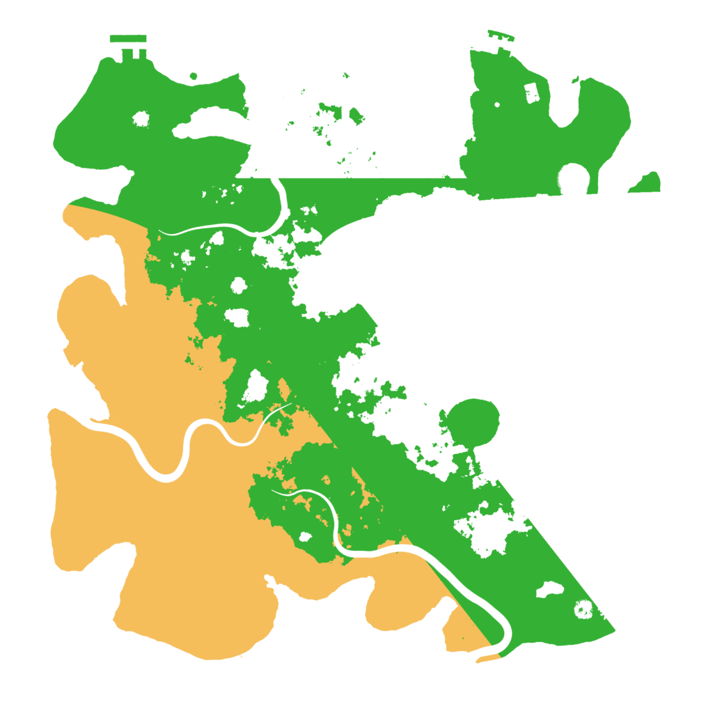 Biome Rust Map: Procedural Map, Size: 3950, Seed: 733492580